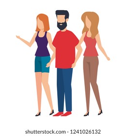 group of people characters