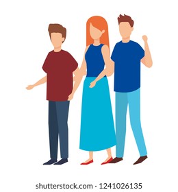 group of people characters