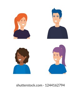 group of people characters