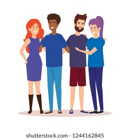 group of people characters