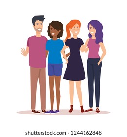 group of people characters