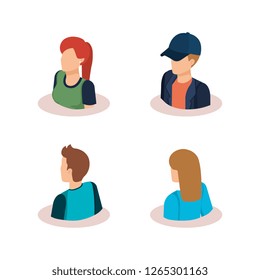 group of people characters