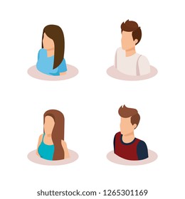 group of people characters