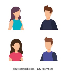 group of people characters