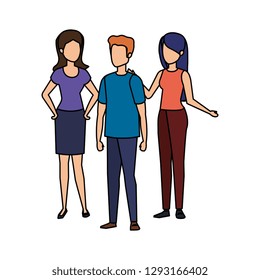 group of people characters