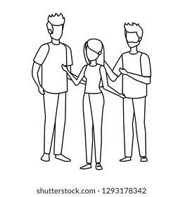 group of people characters