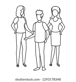 group of people characters