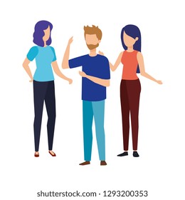 group of people characters