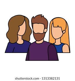 group of people characters