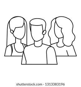 group of people characters