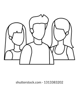 group of people characters