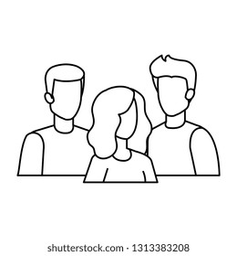 group of people characters
