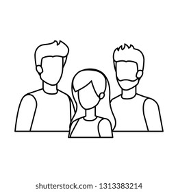 group of people characters