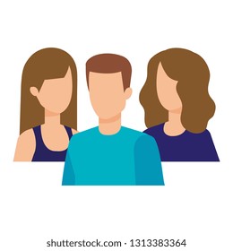 group of people characters