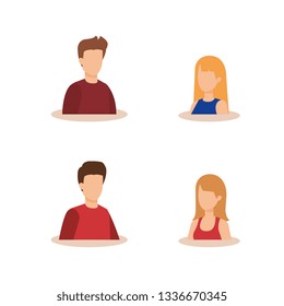 group of people characters
