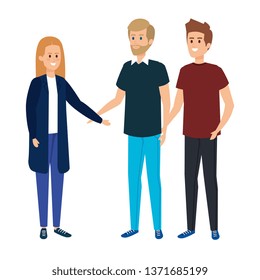 group of people characters