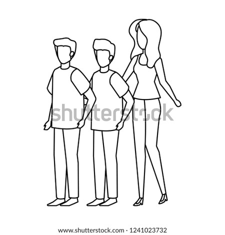 group of people characters