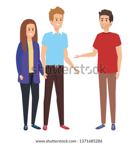 group of people characters