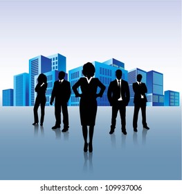 Group of people in the city