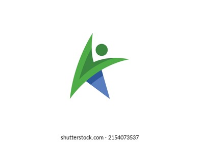 Group of People Colored Logo Vector