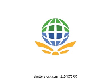 Vector de logotipos coloreados de grupo de personas
