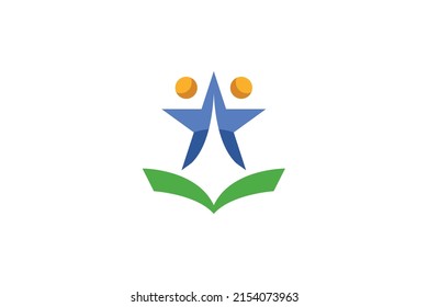 Vector de logotipos coloreados de grupo de personas