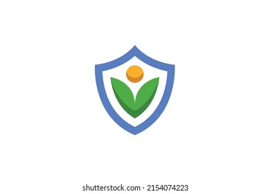 Group of People Colored Logo Vector