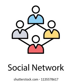
A group of people connected through affiliate marketing 
