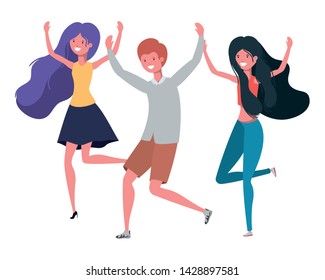 Cartoon Dancing Images, Stock Photos & Vectors | Shutterstock