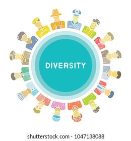 group of people for diversity concept