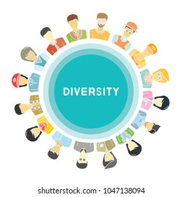 group of people for diversity concept