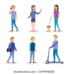 group of people doing activities