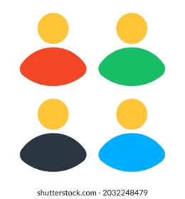 Un grupo de personas, diseño plano del icono del equipo