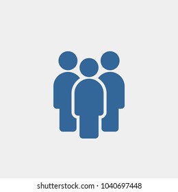 people icons flat