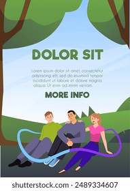 A group of people help a man. Compassion and support. Suicide Prevention Month. Psychological problems. Bipolar disorder. Sadness, fear, insomnia, depression and stress. Poster. Vector illustration.
