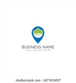 Group People House Logo Vector Design