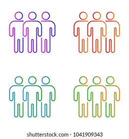 Group of people icon