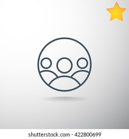 Group of people icon