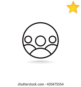 Group of people icon