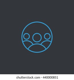 Group of people icon