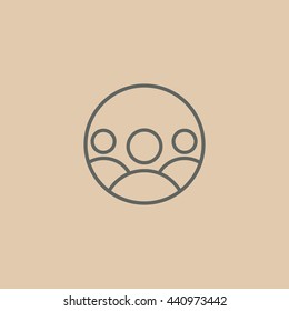 Group of people icon