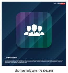 Group of people icon. 