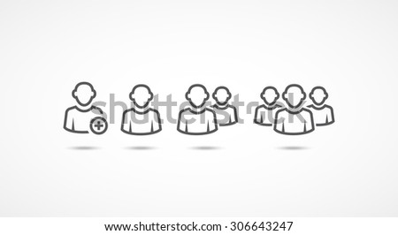 Group of people icon
