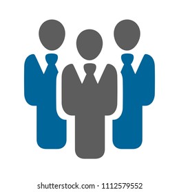 Group Of People Icon - Business Communication Icon, Communication Concept Illustration