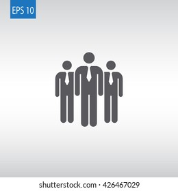Group of people icon Flat
