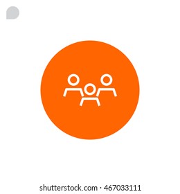 Group of people icon Flat.
