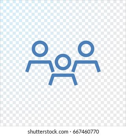 Group of people icon Flat.