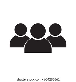 group people icon isolated vector