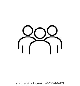 Ícone De Grupo De Pessoas Que Representa O Trabalho Em Equipe E A Colaboração Da Comunidade