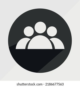 Group of People icon symbol vector illustration